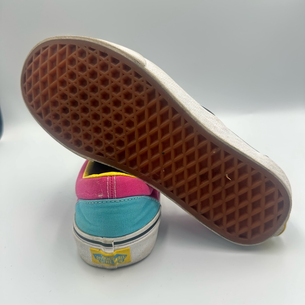 Vans Slip On Checkerboard Multicolor Unisex Y2K Retro Skate Grunge | M6 W7.5 - Picture 8 of 12